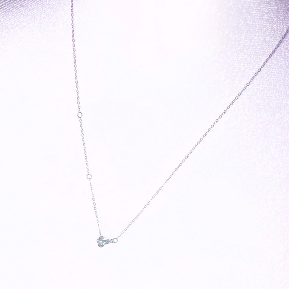 Silver Infinity Zirconia Necklace - Picture 3 of 4